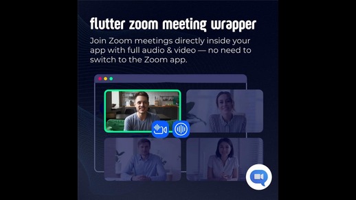 Flutter Zoom Meeting Wrapper